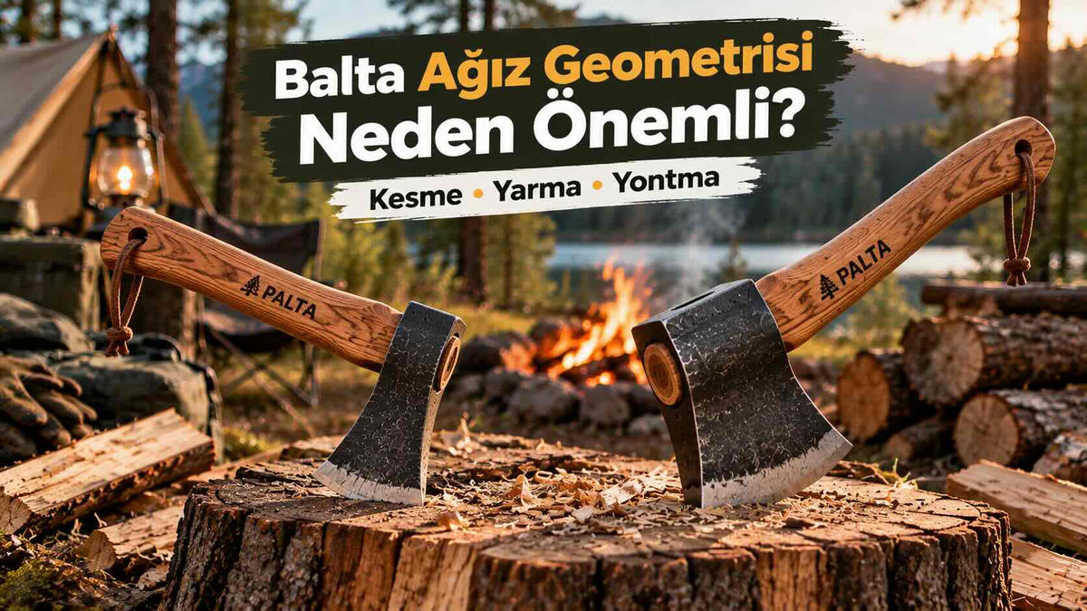 Kamp Baltasında Ağız Geometrisi Neden Önemli? Kesme, Yarma ve Yontma Farkları
