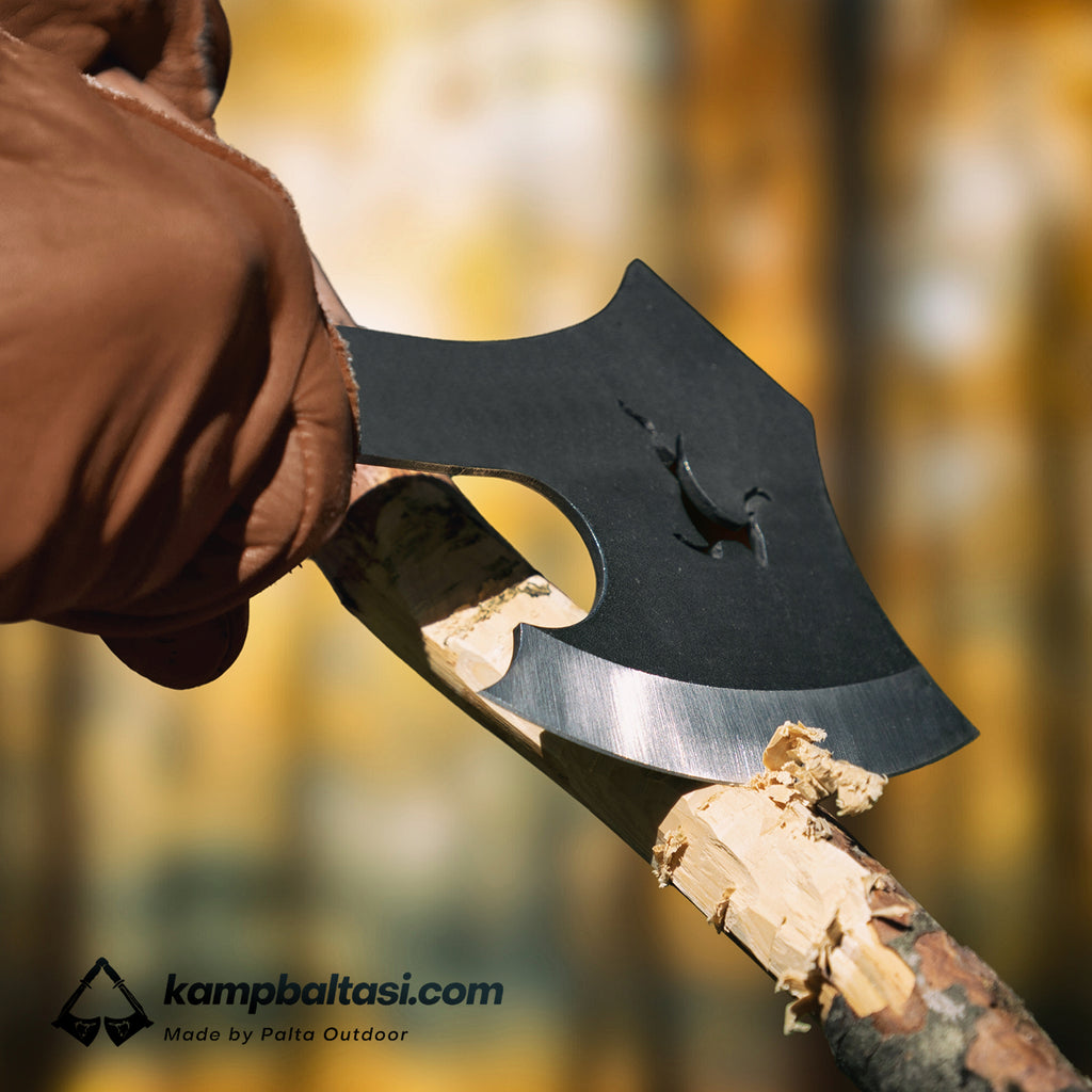 PALTA Outdoor Geyikli Yeşil Kamp Baltası